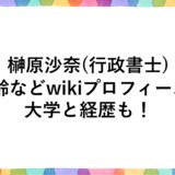 榊原沙奈(行政書士)の年齢などwikiプロフィール！大学と経歴も！